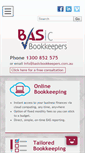 Mobile Screenshot of basicbookkeepers.com.au